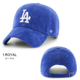 47キャップ Dodgers ドジャース キャップ コーデュロイキャップ 大谷翔平 Dodgers Thick Corduroy '47 CLEAN UP/