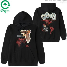 月末クーポン配布中/ LRG パーカー エルアールジー プルオーバー WILD WORLD PULLOVER HOODIE ストリート/