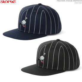 月末クーポン配布中/ STAPLE キャップ ステイプル スナップバック 帽子 PINSTRIPE PIGEON SNAPBACK/