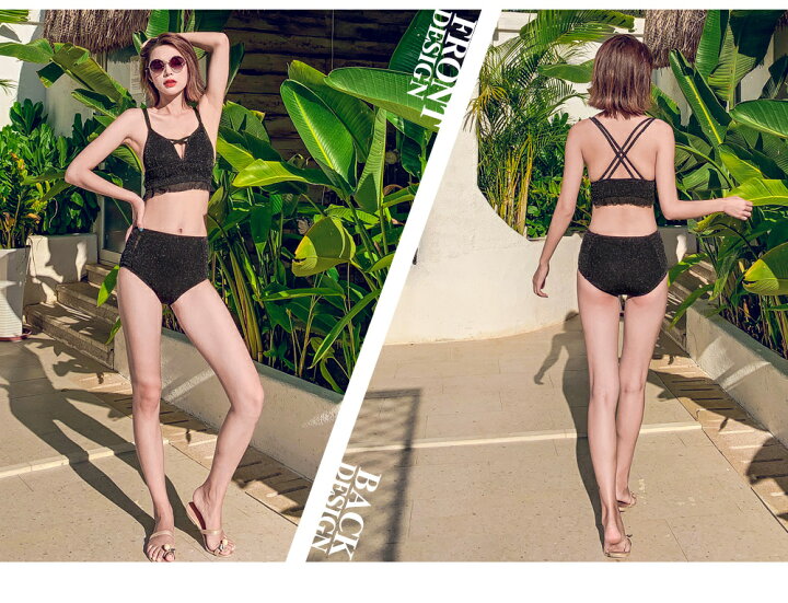 楽天市場】【ビキニ水着2点セット】レディース ビキニ ノンワイヤー  