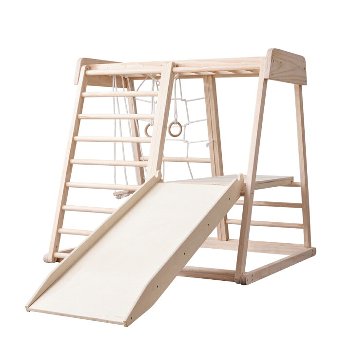 楽天市場 Da ジャングルジム 滑り台 室内 木製 大型遊具 天然木 室内ジム 遊具 室内遊具 すべり台 屋内 家庭用 子供 キッズ 男の子 女の子 プレゼント おもちゃ 宅配便rsl エンジェルルナ Angel Luna