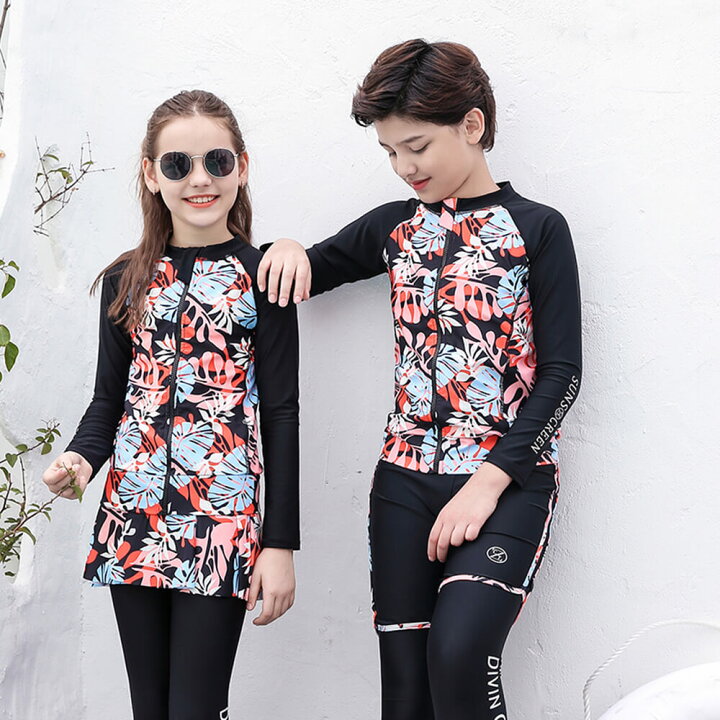 楽天市場 Alp 水着 キッズ水着 ラッシュガード水着 女の子 4点セット スカート付きレギンス Uvカット ブラパット入り 可愛い 体型カバー ブラック オレンジ ブルー リーフ柄 115 125 125 135 135 145 スイミングクラブ 海 プール メール便y エンジェルルナ Angel Luna 楽天市場 Alp 水着 キッズ水着 ラッシュガード水着 女の子 4点セット スカート付きレギンス Uvカット ブラパット入り 可愛い 体型カバー ブラック オレンジ ブルー リーフ柄 115 125 125 135 135 145 スイミングクラブ 海 プール メール便y エンジェルルナ Angel Luna