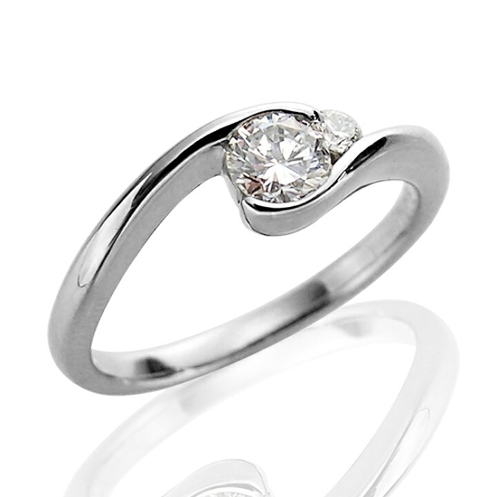 楽天市場】Pt900プラチナダイヤモンドリング空枠(0.2〜0.7ct用)リング  