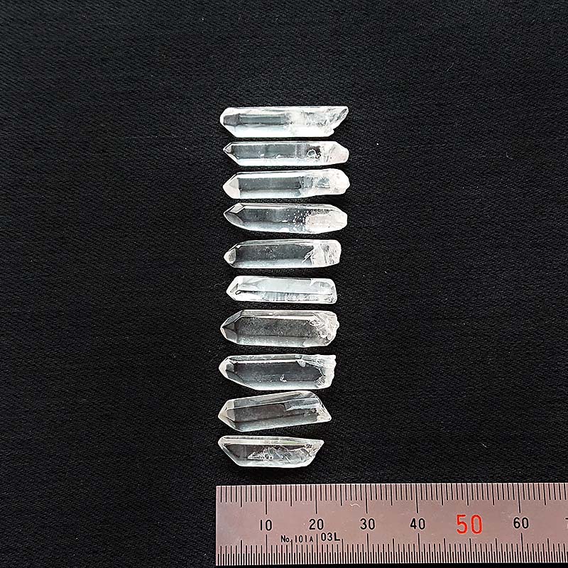 クリアポリッシュ磨き水晶2.0〜3.0cm10本オルゴナイトハンドメイド浄化