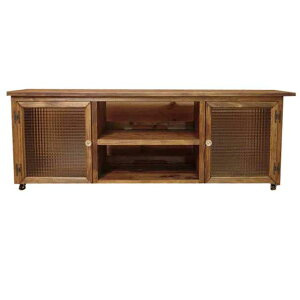 �e���r�� 60�^ �`�F�b�J�[�K���X�� �A���e�B�[�N�u���E�� w140d38h48cm �L���X�^�[�t�� �p���v�L���m�u �ؐ� �Ђ̂� �n���h���C�h �I�[�_�[���C�h