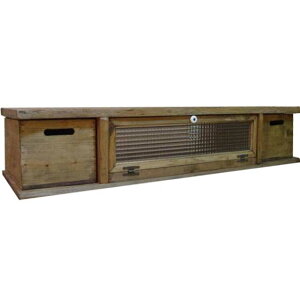 �e���r�� 50�^ �`�F�b�J�[�K���X�� �A���e�B�[�N�u���E�� w120d36h26cm ���[�{�b�N�X�t�� �ؐ� �Ђ̂� �n���h���C�h �I�[�_�[���C�h