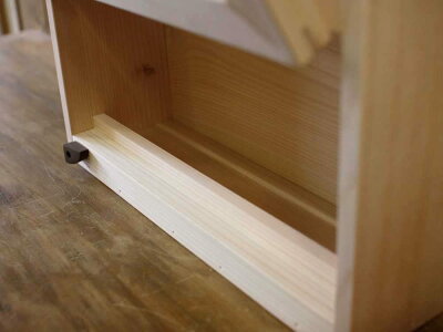 ポスト横型無塗装白木37×14×36cm自作オリジナルポストカントリーMAILBOX郵便受け木製ひのきハンドメイドオーダーメイド