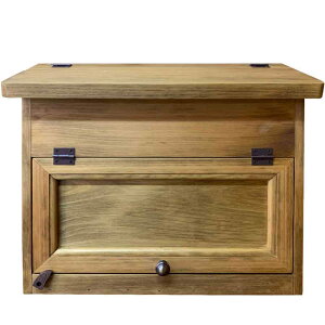 ポスト横型 真鍮つまみ アンティークブラウン 37×14×30cm 投函口なし 木製扉 フラットタイプ 木製 ひのき ハンドメイド オーダーメイド