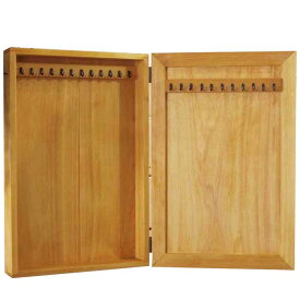 アクセサリーケース フック付き ナチュラル 28×7×42cm 木製扉 木製 ひのき ハンドメイド オーダーメイド