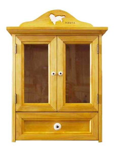 ペットのお仏壇 ダックス 名前入り 白つまみ 引き出し 35x25x40cm ナチュラル 透明ガラス 木製 ひのき ハンドメイド オーダーメイド