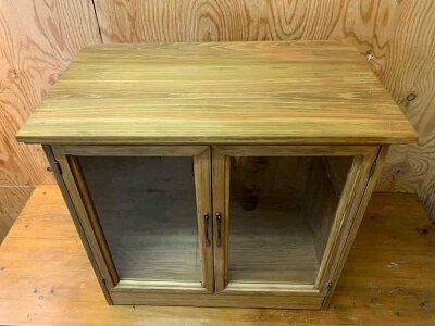 ペットのお仏壇スライド棚・可動式コの字棚つきブロンズ取手54.5x32x51.5cm木製ひのきハンドメイドオーダーメイド