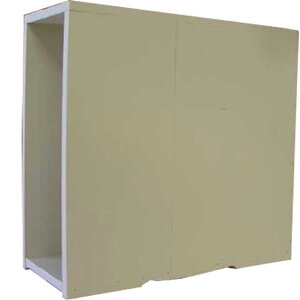 木製ボックス 収納箱 置き型タイプ 16×38×36cm アンティークホワイト 木製 ひのき ハンドメイド オーダーメイド