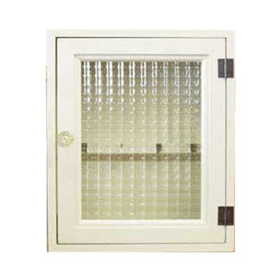 キーボックスアンティークホワイト25×7×30cmチェッカーガラスパンプキンノブニッチ用木製ひのきハンドメイドオーダーメイド