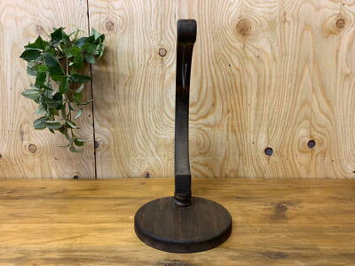 バナナスタンドダークブラウンw23d17h36cmバナナホルダー木製ひのきハンドメイドオーダーメイド12201631213019