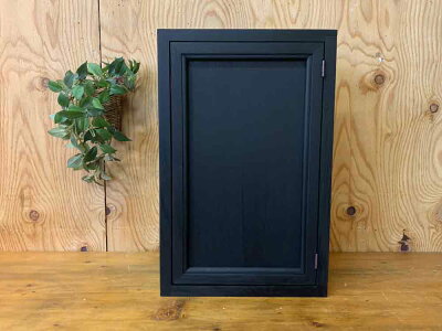 キャビネット木製扉ブラックステイン29×14×45cm背板なし選べる取っ手木製ひのきハンドメイドオーダーメイド