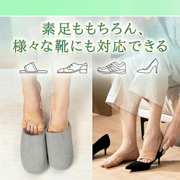 楽天市場】母趾・小趾サポーター 薄型調整可能タイプ 5段階 