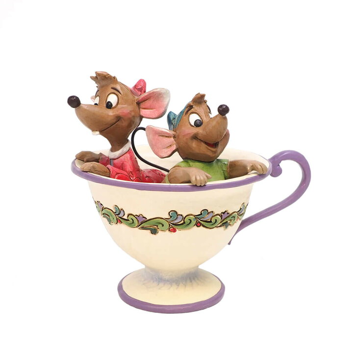 楽天市場 シンデレラ グッズ ねずみ ジャック ガス グッズ 置物 Disney Traditions 誕生日 プレゼント ディズニー グッズ フィギュア 置物 ジャック ガス ティーカップ 返品交換不可 天使のドレス屋さん