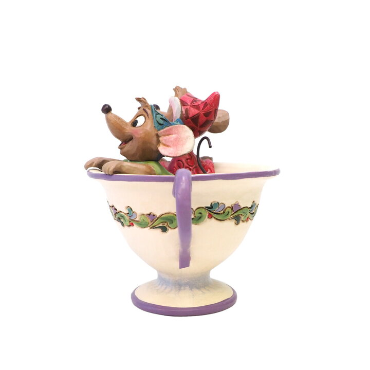 楽天市場 シンデレラ グッズ ねずみ ジャック ガス グッズ 置物 Disney Traditions 誕生日 プレゼント ディズニー グッズ フィギュア 置物 ジャック ガス ティーカップ 返品交換不可 天使のドレス屋さん