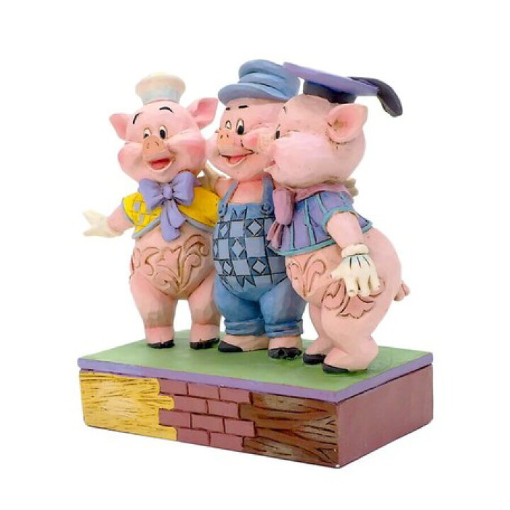 楽天市場 三匹の子ぶた ディズニー グッズ 置物 Disney Traditions 誕生日 プレゼント クリスマス プレゼント ギフト ディズニー グッズ フィギュア 置物 ディズニー 動物 豚 置物 ギフト 返品交換不可 天使のドレス屋さん