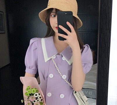 楽天市場 レディース ワンピース 可愛い パープル 紫 ワンピース 韓国 レディース 春 夏 韓国 アイドル 衣装 ネコポス可能 返品交換不可 エンジェルローブヴィセ ヴィセ Visee Hx009 天使のドレス屋さん