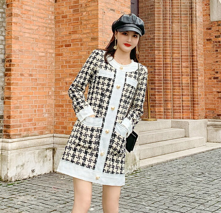 楽天市場 韓国 ファッション レディース ワンピース 長袖 ワンピース 可愛い チェック柄 千鳥格子 ワンピース 韓国 レディース 春 秋 韓国 エレガント アイドル 衣装 オルチャン Kpop アイドル ワンピース エンジェルローブヴィセ ヴィセ Visee Jg010 クリスマス 天使