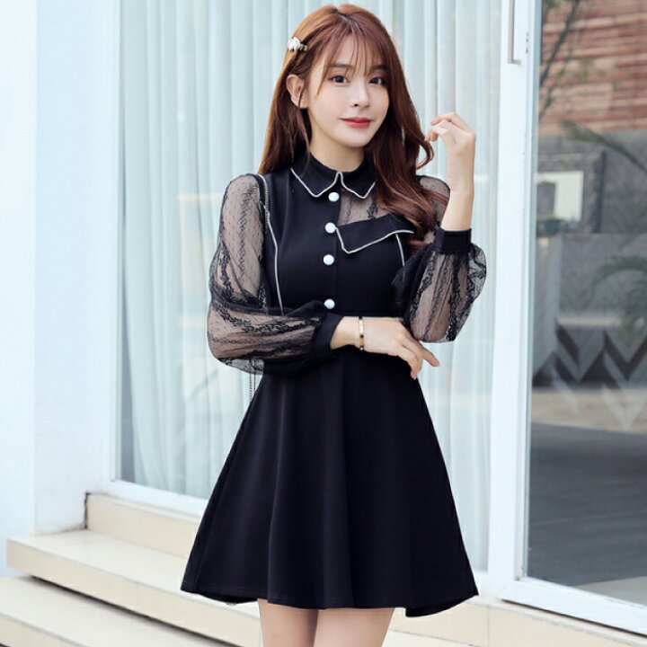 楽天市場 長袖 ワンピース セット 可愛い ワンピース 韓国 レディース 秋 冬 韓国 ネコポス不可 返品交換不可 エンジェルローブヴィセ ヴィセ Visee Ys005 クリスマス 天使のドレス屋さん