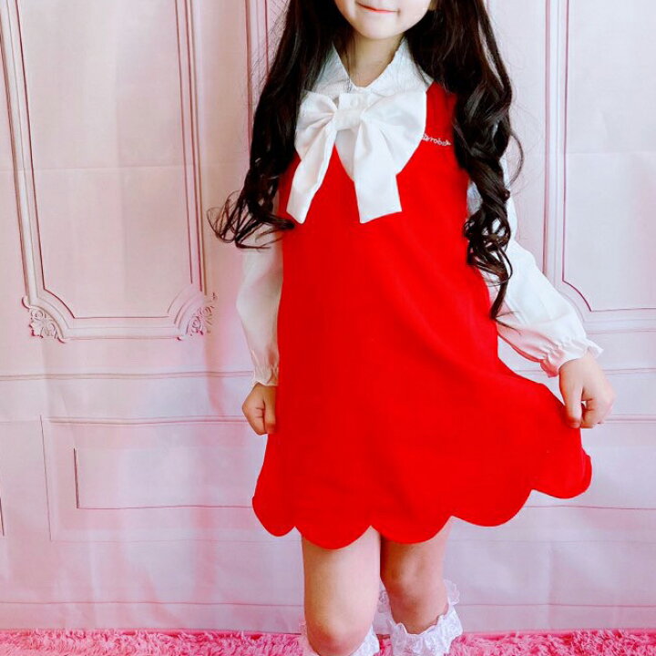 楽天市場】ジャンパースカート 子供 プリム Vネックジャンパースカート 