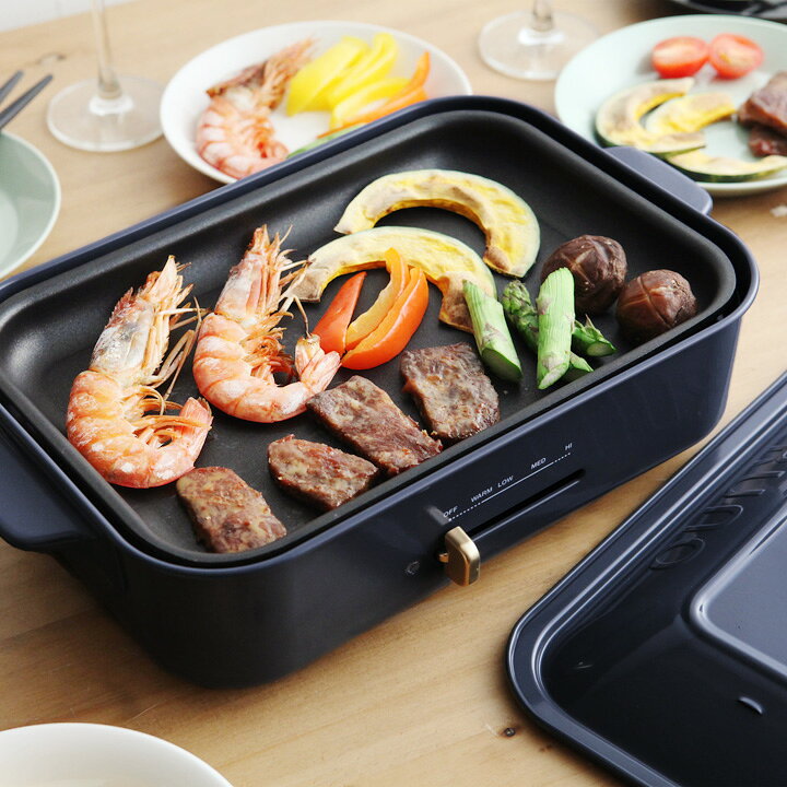 楽天市場 コンパクトホットプレート Bruno ブルーノ Boe021 マルチプレートセット 送料無料 アンジェ インテリア雑貨