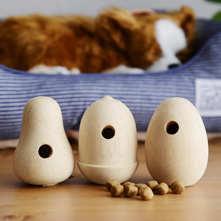 リプラス ペット用品 イヌ ネコ 完売 おもちゃ タマゴハン REPLUS ウッド 木製 メイルオーダー