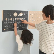 【シリーズ累計6,800枚突破】FORNE 知育ポスター B3 ひらがな カタカナ 数字 日本地図 世界地図 漢字 音…