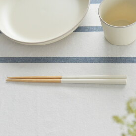 箸 食洗機対応 すべらない 箸 おしゃれ おはし 23cm 天然木 日本製 国産塗り 滑り止め付き 握りやすい 抗菌 和食 洋食 合わせやすい シンプル 無地 柄 男性 女性／毎日使いたくなる 四角箸／bon moment ボンモマン【ネコポス対応】
