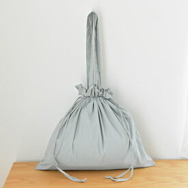 旅上手になれる 巾着サブバッグ/巾着バッグ ショルダー 巾着バッグ ナイロン 巾着 トートバッグ サブバッグ おしゃれ サブバッグ 折りたたみ エコバッグ 折りたたみ 2WAY バッグ 旅行 トラベル/bon moment ボンモマン【ネコポス対応】