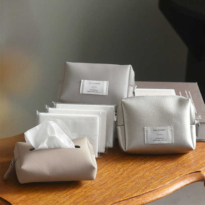 楽天市場】ポケットティッシュが3つ入るフェイクレザーティッシュ  