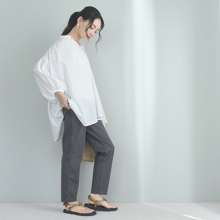 楽天市場】夏 チュニック ブラウス 綿100 トップス レディース 涼やか 