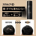 スカルプD ブラックカバースプレー 白髪隠し 薄毛隠し 白髪カバー 頭皮隠し ボリュームアップ スタイリング ヘアセット ヘアパウダー 分け目隠し 白髪かくし 育毛剤や発毛剤と併用可 ヘアファンデーション pu10 fesp