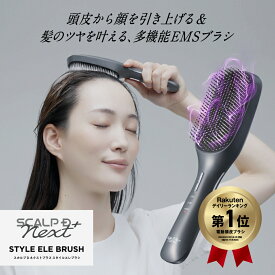 スカルプ D NEXT＋ スタイルエレブラシ| EMS LED 赤青 低周波 高周波 頭筋 首 デコルテ 美顔器 人気 おすすめ 売れ筋 ギフト ネクスト 電気ブラシ ギフト