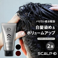 白髪染め スカルプD ヘアカラー コンディショナー トリートメント 2本セット| 男性用 ヘアカラートリート…