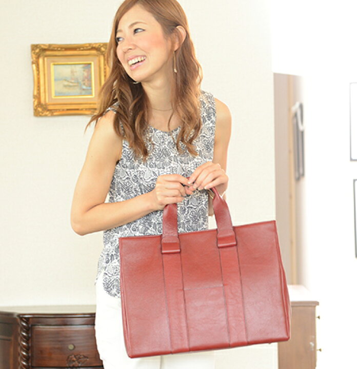 楽天市場 送料無料 レディース ビジネスバッグ 大容量 女性用 出張 高級 書類バッグ ａ4 ｂ4 余裕で収納 自立型 牛革 リクルートバッグ キャリア Angie The Cat 楽天市場店