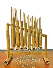 アンクルン AngkLung (M) 竹製 打楽器 [横幅38cm] アジアン 雑貨 バリ 雑貨 タイ 雑貨 アジアン インテリア