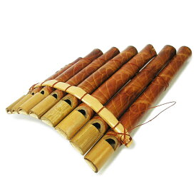 アジアの楽器バンブーの笛8連 アジアン 雑貨 バリ 雑貨 タイ 雑貨 アジアン インテリア