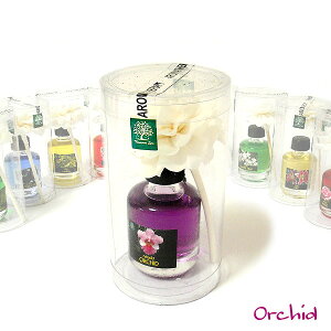 〔ORCHID〕 ディフューザー付き アロマオイル 蘭 アロマテラピーオイル 15ml香るスティック付き おしゃれな アロマオイル タイ雑貨【エスニック タイ アジアン アジアン雑貨】【楽ギフ_包