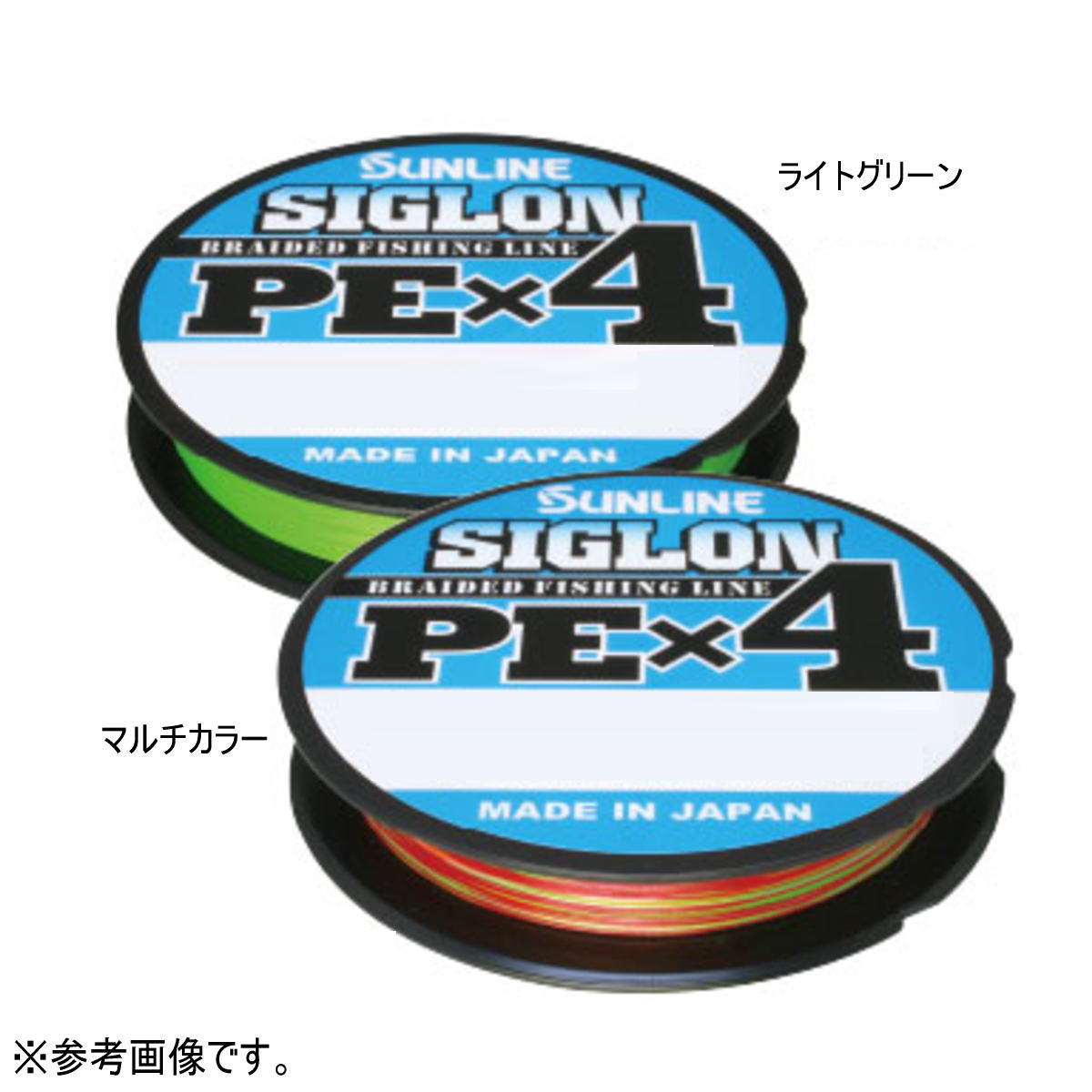 サンライン ライン SIGLON シグロン PE X4 150m ライトグリーン 3号 (50lb) 
