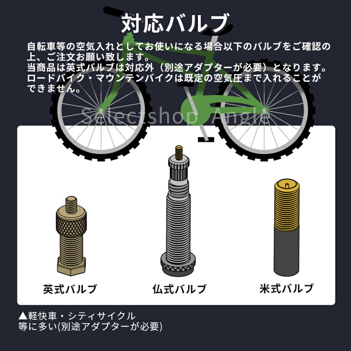 楽天市場】電動空気入れ 自転車 空気入れ 電動 自動車 車 コードレス 