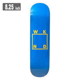 WKND DECK -TEAM LOGO BLUE AND YELLOW- 8.25 ウィークエンド スケートボード デッキ 8.25inch デッキテープに種類から選べます