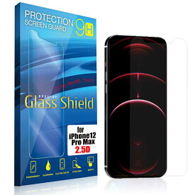 iPhone12 Pro Max （6.7inch） 液晶保護フィルム 保護フィルム 2.5D 9H 指紋防止(全透明) ガラスフィルム ガラス アイフォン トゥウェルブ プロ マックス