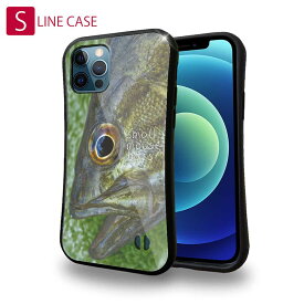 S-LINE ケース iPhoneSE(第三世代) iPhone13 mini iPhone13 Pro Max iPhone12 Pro iPhone11 Pro iPhoneXs iPhoneXR Xperia 5 III Xperia 10 III Pixel 5a AQUOS sense6 釣り 魚 ルアー スモールマウスバス