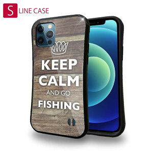 S-LINE P[X iPhone13 mini iPhone13 Pro Max iPhone12 Pro iPhone11 Pro iPhoneXs iPhoneXR Xperia 5 III Xperia 10 III Pixel 5a AQUOS sense6 ނ  A[ KEEP CALM AND OF FISHING ؖ