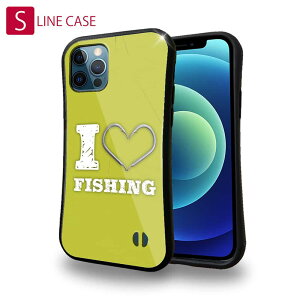 S-LINE P[X iPhone13 mini iPhone13 Pro Max iPhone12 Pro iPhone11 Pro iPhoneXs iPhoneXR Xperia 5 III Xperia 10 III Pixel 5a AQUOS sense6 ނ  A[ I love Fishing Green