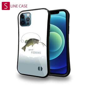 S-LINE ケース iPhoneSE(第三世代) iPhone13 mini iPhone13 Pro Max iPhone12 Pro iPhone11 Pro iPhoneXs iPhoneXR Xperia 5 III Xperia 10 III Pixel 5a AQUOS sense6 釣り 魚 ルアー スポーツフィッシング