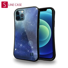 S-LINE ケース iPhoneSE(第三世代) iPhone13 mini iPhone13 Pro Max iPhone12 Pro iPhone11 Pro iPhoneXs iPhoneXR Xperia 5 III Xperia 10 III Pixel 5a AQUOS sense6 星 星空 宇宙 ティマイオスのブルー